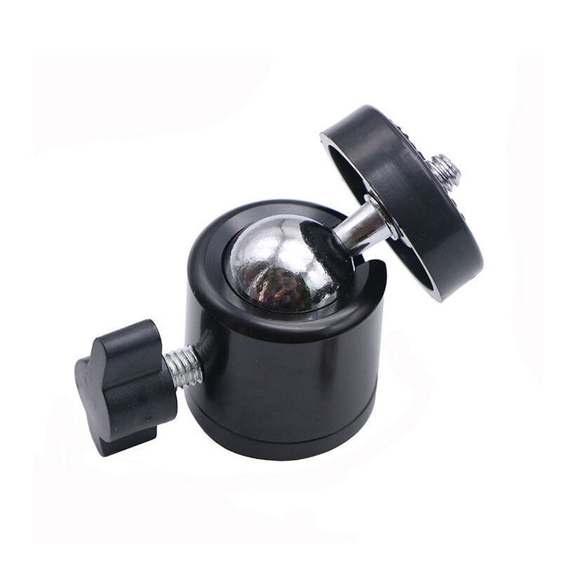 1/4 vite Mini treppiede testa a sfera con treppiede girevole a 360 gradi in lega di alluminio fotografia testa a sfera per fotocamera DSLR
