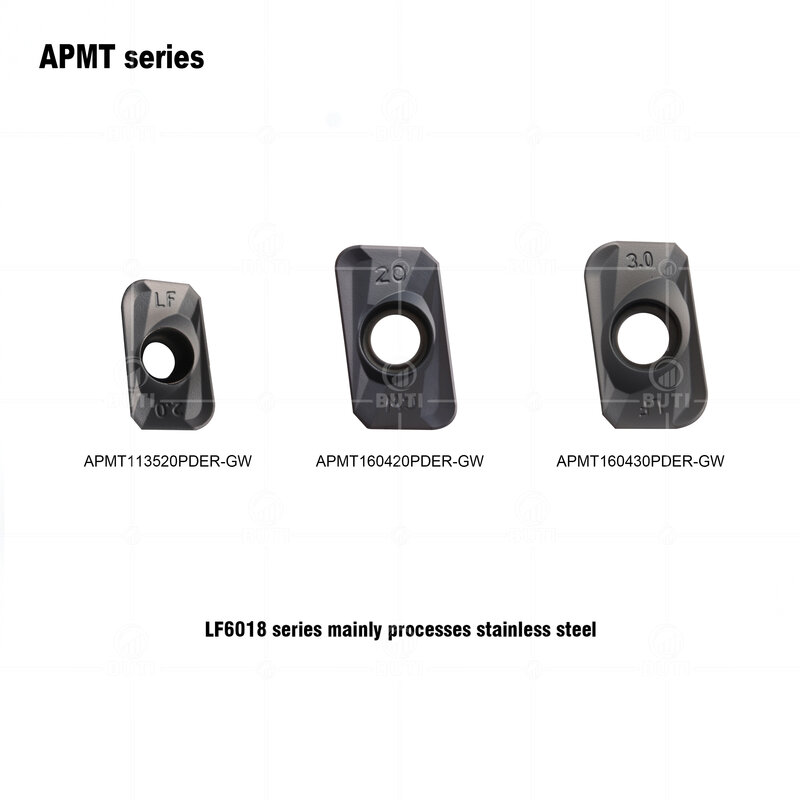 DESKAR-CNC شفرات طحن مربع لمعالجة الفولاذ المقاوم للصدأ ، 100% الأصلي ، مخرطة ، APMT113520PDER ، APMT160420 ، 430PDER-GW ، LF6018