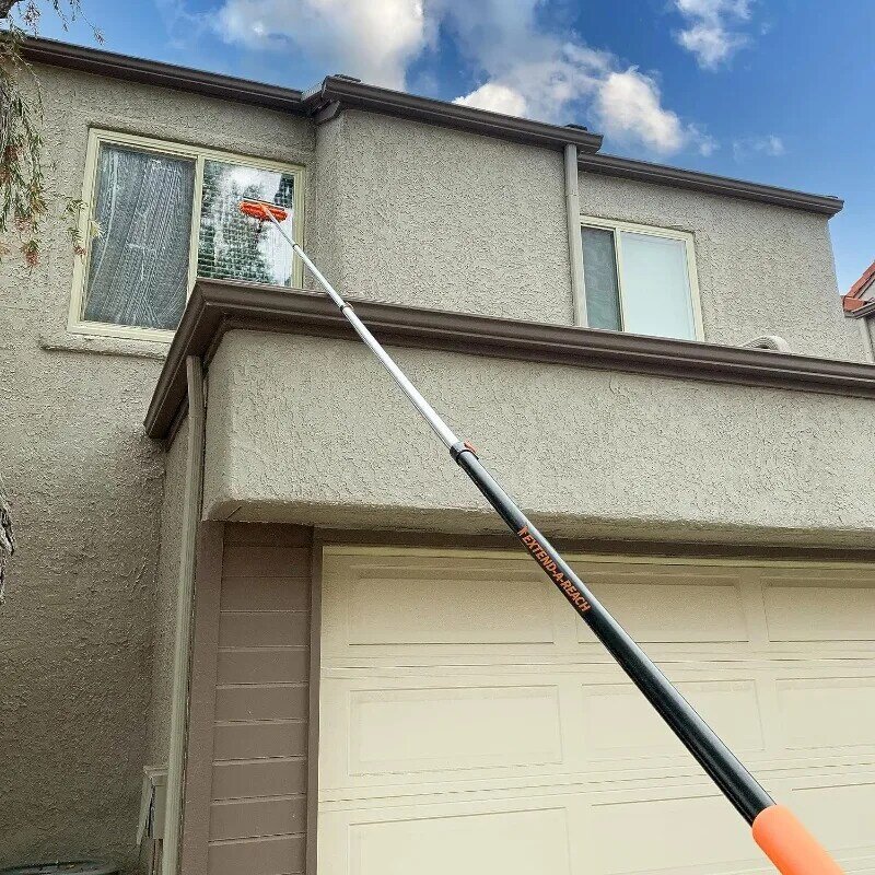 7-30 ft Long Telescopic Extension Pole // Multi-Purpose, Lightweight and Sturdy for Painting, Dusting and Window Cleaning