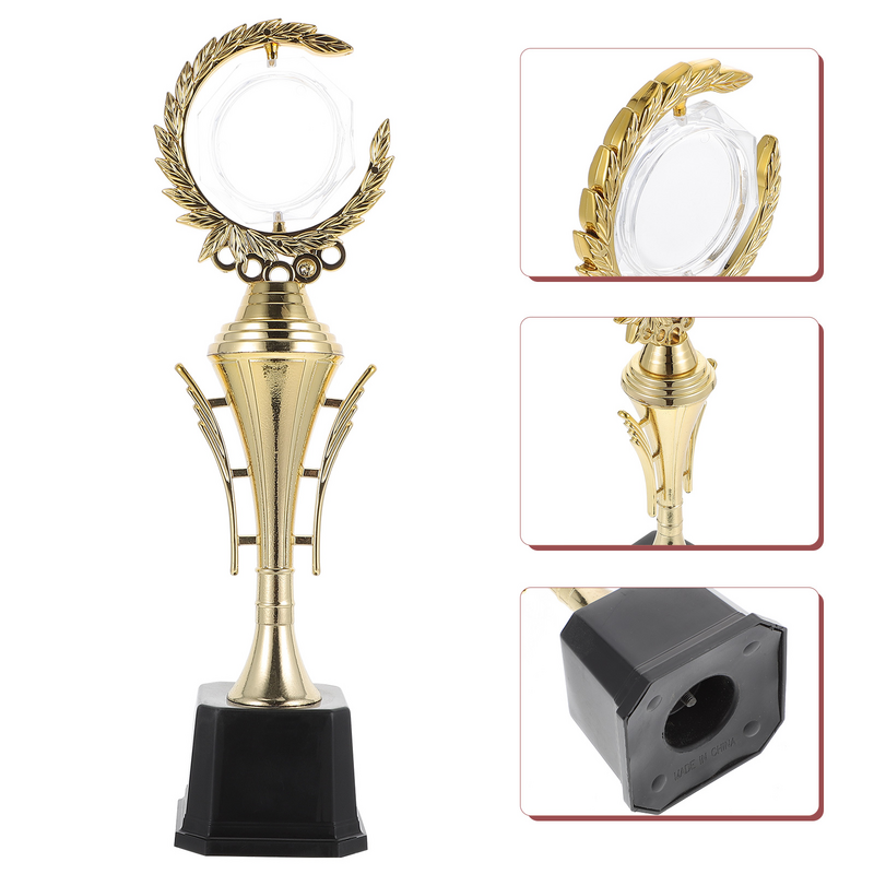 Gold Children Trophy Universal Plastic Trophy for Party Favors Props Winning Prizes Supplies Craft Souvenirs Celebrations Gifts
