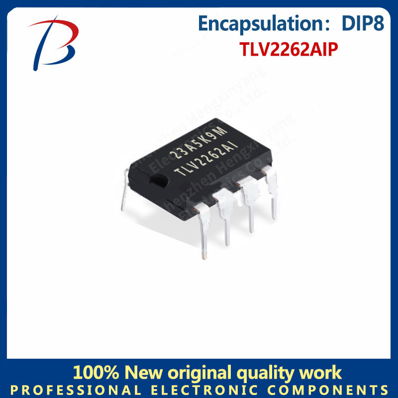 10PCSTLV2262AIP Silk screen TLV2262AI Rail-to-rail operational amplifier in line with DIP8