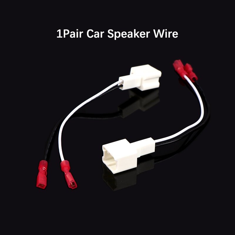 1Pair Car Tweeter Dash Front Speaker Wire Harness Adapter Cable Connector Wiring Cable For Nissan Renault Series Speaker