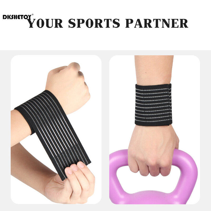 Wrist Support Braces Soft Wristbands Compression straps Extra Strength Weight Lifting Wrist Wraps Bandage Gym Training Protector