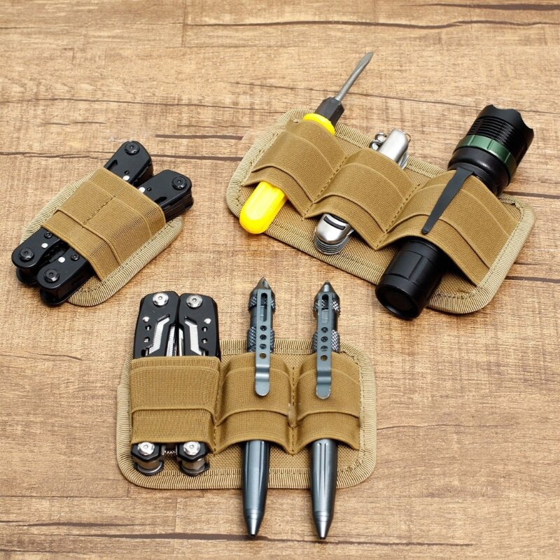 Tactical Mochila Vest Peito Rig Organizador, EDC Inner Separação Holder, Inserção Modular Bag, Painel Pen, Lanterna Holder