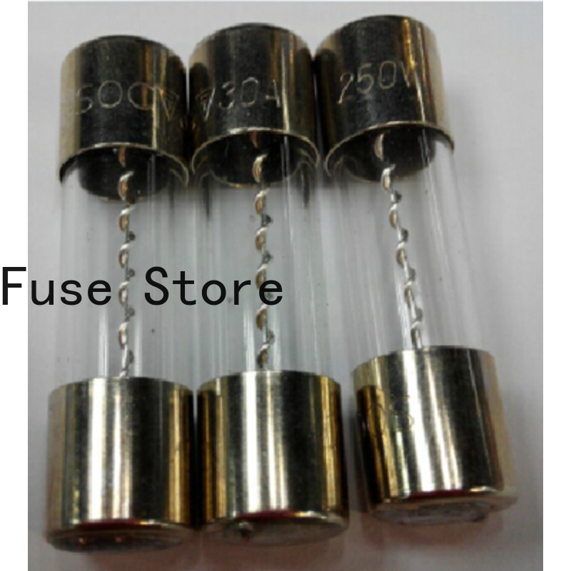 1PCS Explosion-proof Glass Fuse Tube Spiral Wire 10 * 38mm 250V 30A