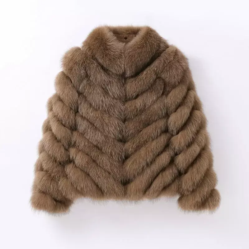 Giacca invernale da donna in pelliccia di volpe New Warm Double Side Parka CT261-1