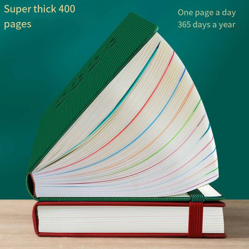 Nowy prosty styl 2024 A5 Agenda książka 365 dni notatnik biznesowy dla studentów