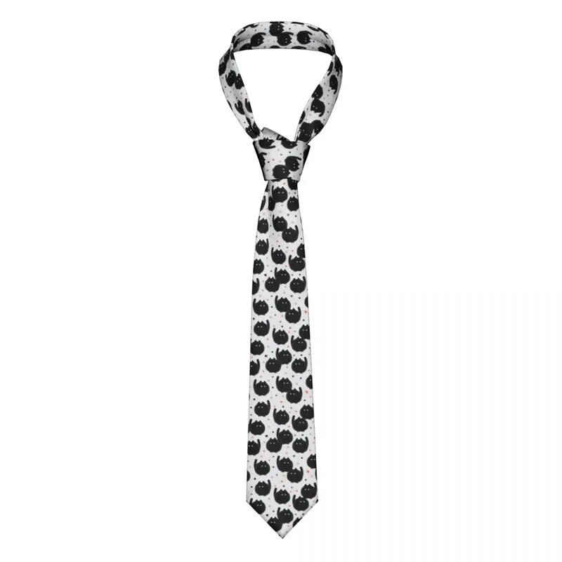 Upiorne koty krawat dla mężczyzn kobiet krawat akcesoria odzieżowe
