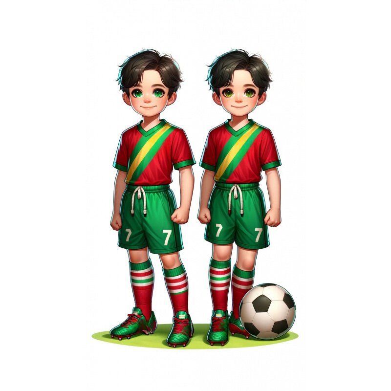 Conjunto de treino de futebol infantil, Camisola de futebol juvenil, Adulto, Messi 7 #, 10 #, 3 Peça, 2024