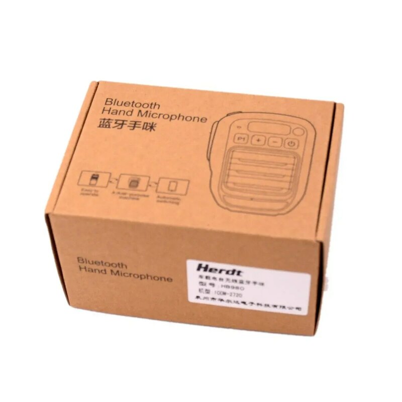 RJ45 8 Pin Microphone Bluetooth Speaker & Adapter PTT for Icom IC-2720 IC-2725E IC-208H Ham Radio Wireless Communication Mic