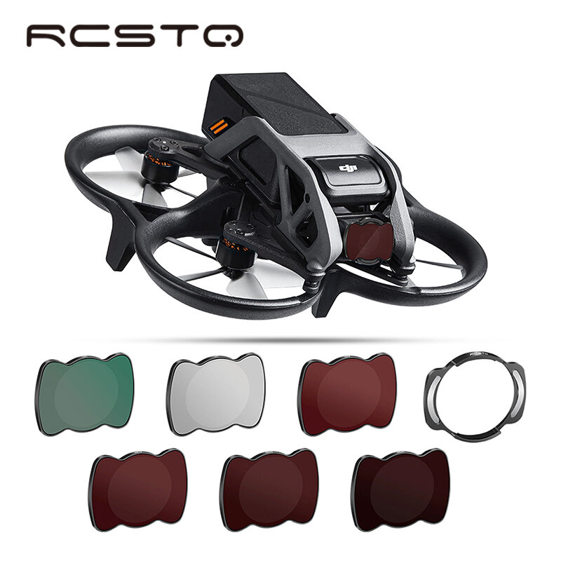 RCSTQ-Drone Camera Filter Set, Dji Avata nd, UV CPL, ND8, 16, 32, 64, liga de alumínio, Polarizador, Drones Acessórios