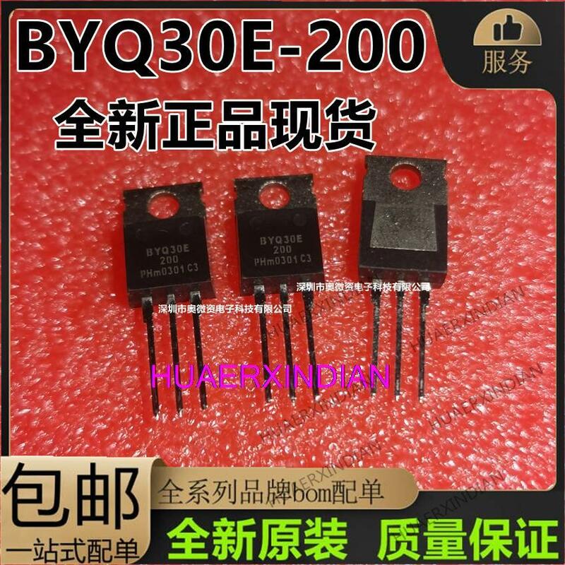 10PCS ใหม่ BYQ30E-200 BYQ30E TO-220 200V 16A