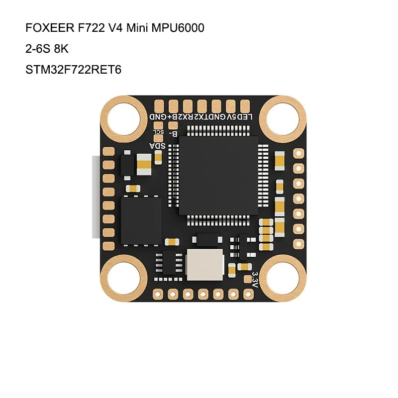 Fxeer F722 V4 Mini kontroler lotu MPU6000 do dronów FPV Freestyle części do DIY
