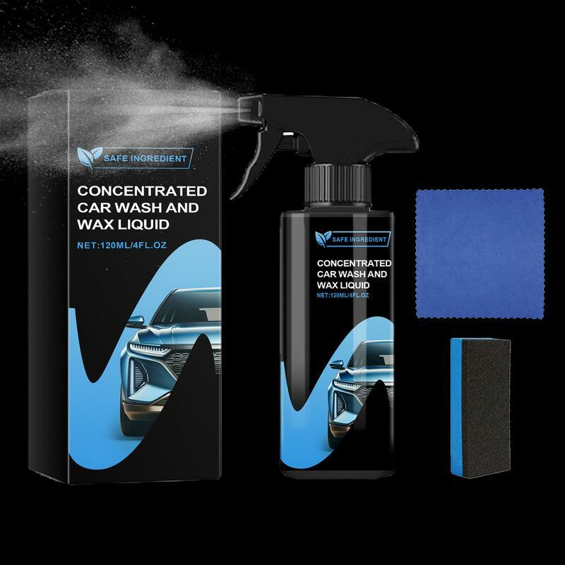 Car Scratch Remover 120ml Car Wash And Wax Liquid Automotive Refinish Car Scratch Remover For Deep Scratches Waterproof