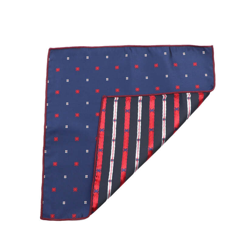 Mouchoir de poche pour hommes, 47 couleurs, carré rouge rayé, fleur Paisley, cadeau de fête de mariage pour hommes