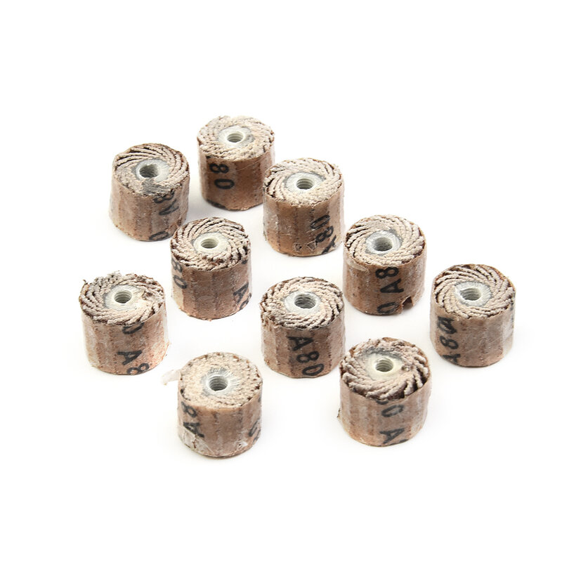 10pcs+1 80-600Grit Flap Wheel Disc Sanding Drill Abrasive Sandpaper Polishing The Larger The-Number, The-Smoother The-Effect