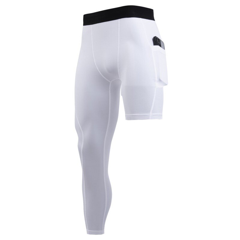 Mallas ajustadas de compresión para hombre, pantalones deportivos de secado rápido para correr, entrenamiento, Jogging, elásticos