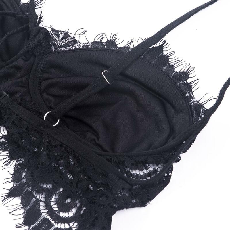 3 documents S-XL femmes sexy lingerie dentelle nuisette soutien-gorge ouvert ensemble G-String sous-vêtements vêtements de nuit ensembles soutien-gorge et slip