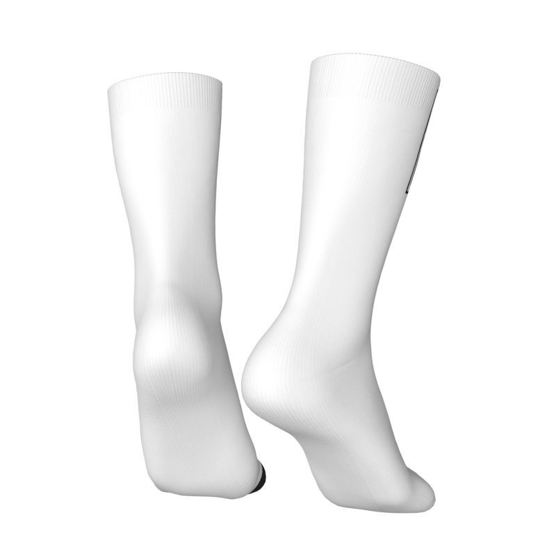 Unisex respirável 3D impresso tripulação meias, Street Wear Vision, Fun Dress Socks, Quente