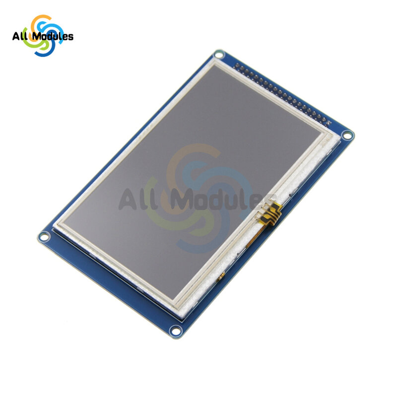 4.3/5.0/7.0 Inci SSD1963 MCU Layar Tampilan Modul TFT LCD Paralel XPT2046 GT911 Mendukung 16BIT RGB 65K untuk Raspberry Pi