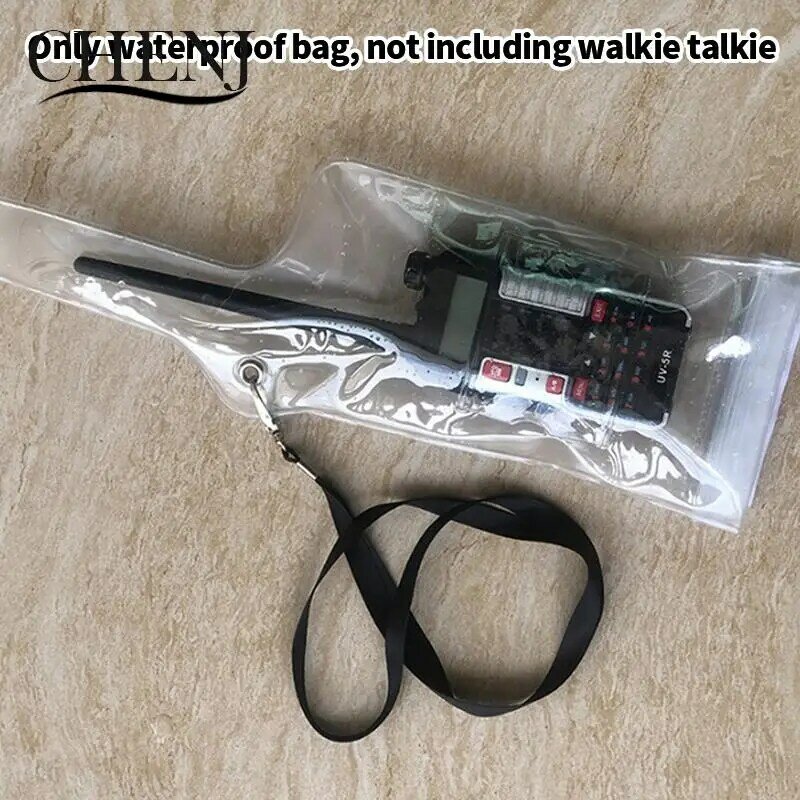 Caso impermeável portátil para Baofeng Walkie Talkie, bolsa impermeável, rádios em dois sentidos, capa protetora