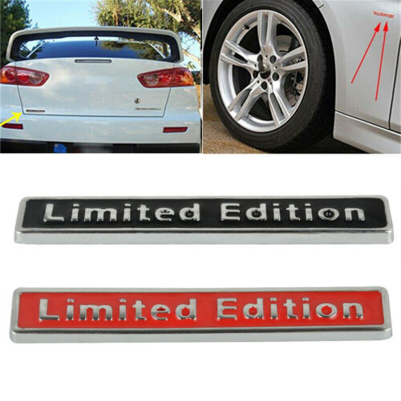 Zinc Alloy Car Stickers Badge Accessories Decal Car EDITION LIMITED Logo Sticker Metal Car Decroation Stickers