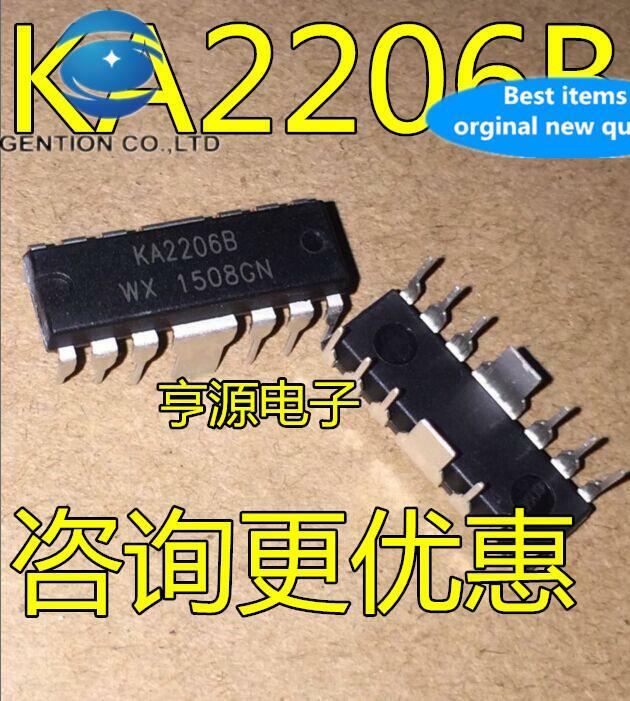 Amplificador de Audio, Chip DIP, KA2206, KA2206B, original, 20 piezas, 100%