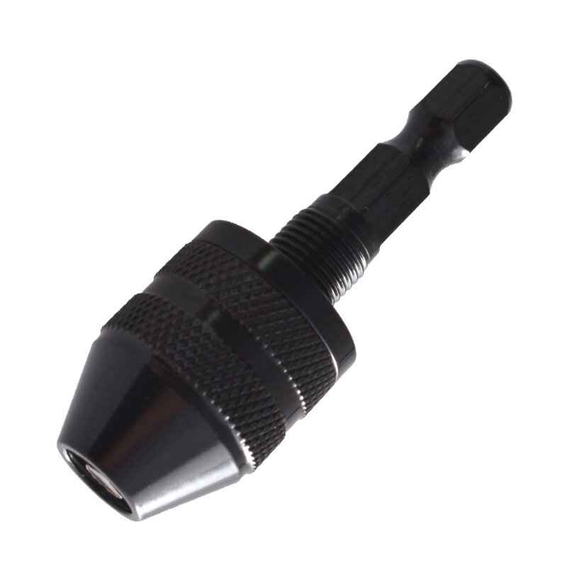 Mandrin de perceuse sans clé multiple, adaptateur de remplacement rapide, convertisseur de mandrin pour perceuse électrique, outil de conversion, tige hexagonale 0.3 ", 3.6mm-1/4mm, 1PC