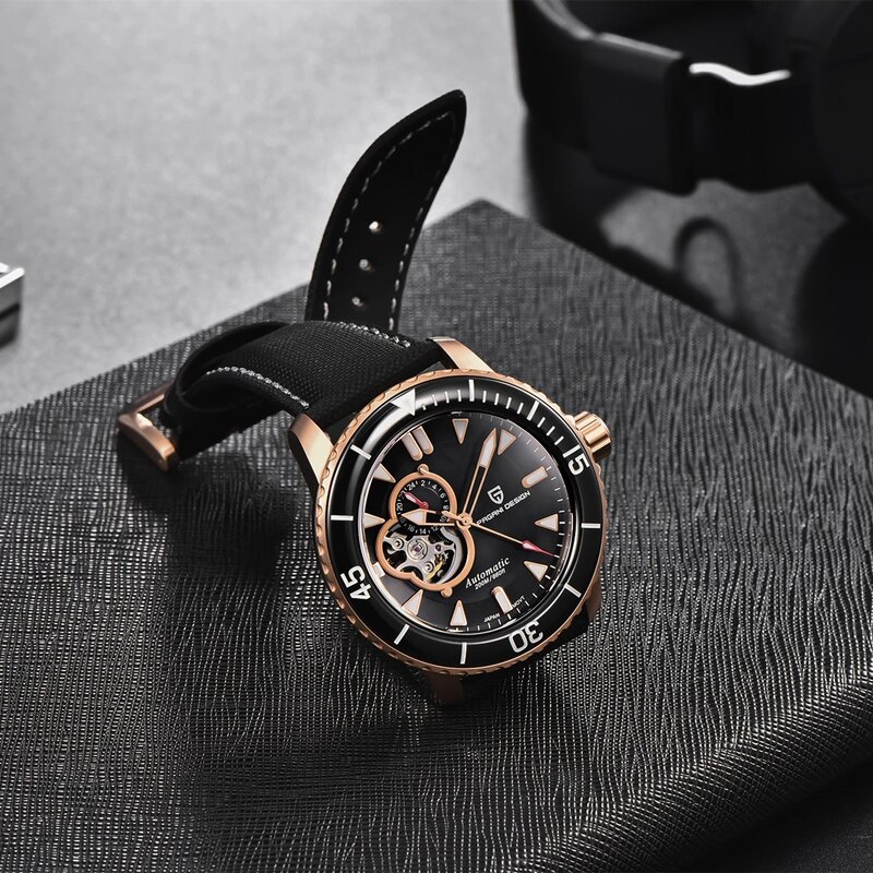 2022 PAGANI mężczyzna zegarka ze stali nierdzewnej automatyczny zegarek mechaniczny Sapphire biznes wodoodporny zegar japoński zegarek
