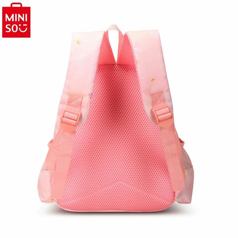 MINISO Disney Cartoon Mermaid Load Reduction Protection Spine Sweet Large Capacity Children's Backpack