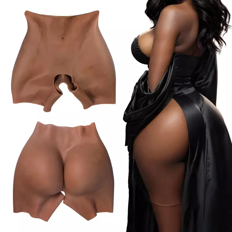 Realistyczne pośladki modelujące tyłek o grubości 1.6cm i 1cm biodra spodnie dla afrykańska kobieta