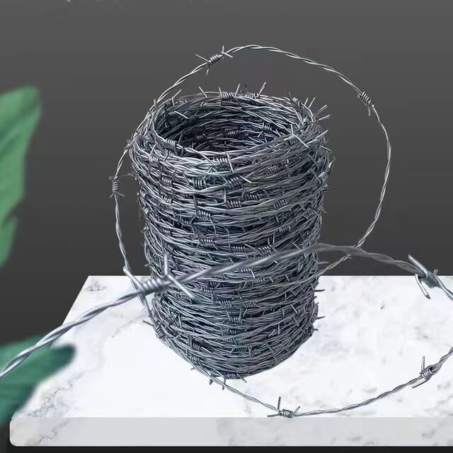 Corrosion protection never rusts 200 feet stainless steel 304 barbed wire rolling garden patio protection fence low price