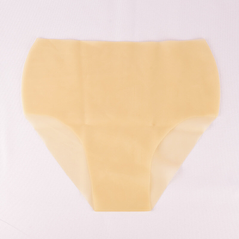 Pakaian Dalam Lateks Transparan Celana Menggoda Seksi Ultra-tipis Wanita Celana Keamanan Tak Terlihat Lateks Satu Potong Wanita Celana Seksi