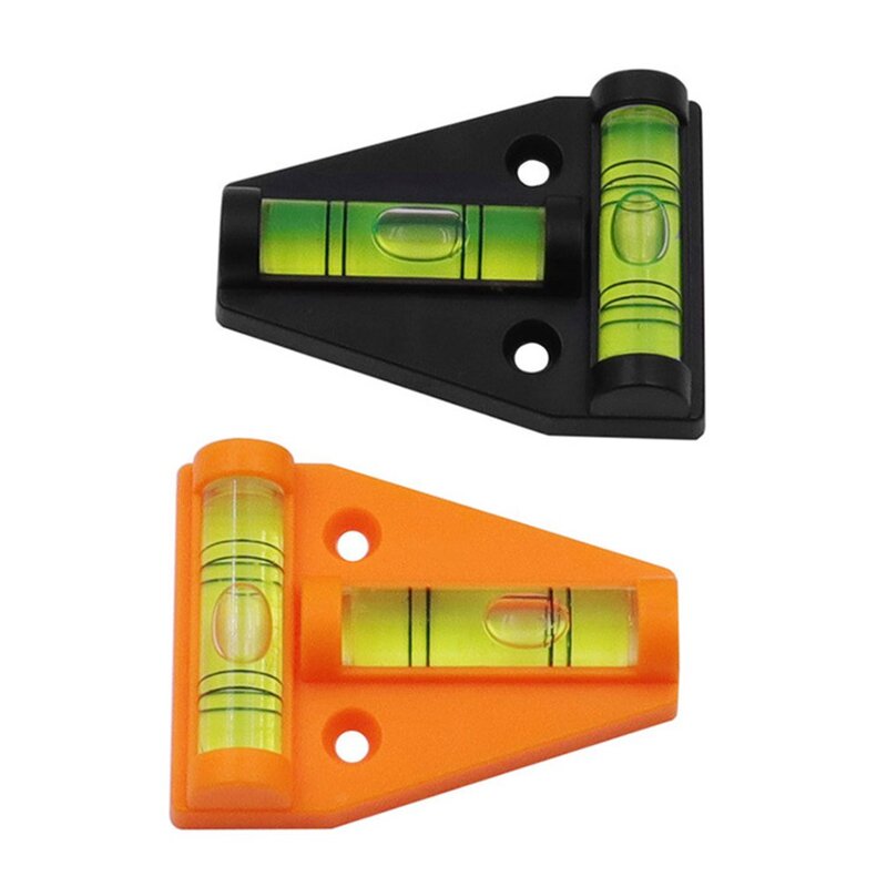 1pc Triangle Level Spirit Level Bubble Working Fixing T Type Level Measure Tool Level Trailer Motorhome Boat Accessories