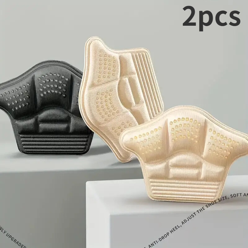 2 pezzi adesivi per tallone protezioni per tallone Sneaker solette di dimensioni termoretraibili piedini antiusura cuscinetti per scarpe regolare le dimensioni inserti per cuscino del tallone alto