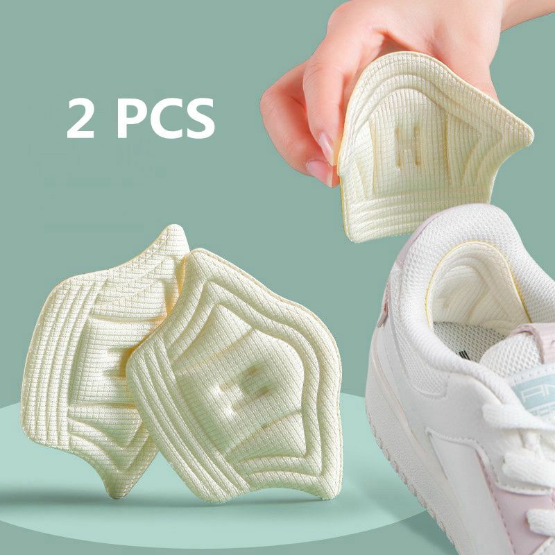 2pcs Adjustable Size Insoles Patch Heel Pads Shoes Anti-wear Feet Pad Sneaker Heel Anti Blister Friction Protector Back Pads