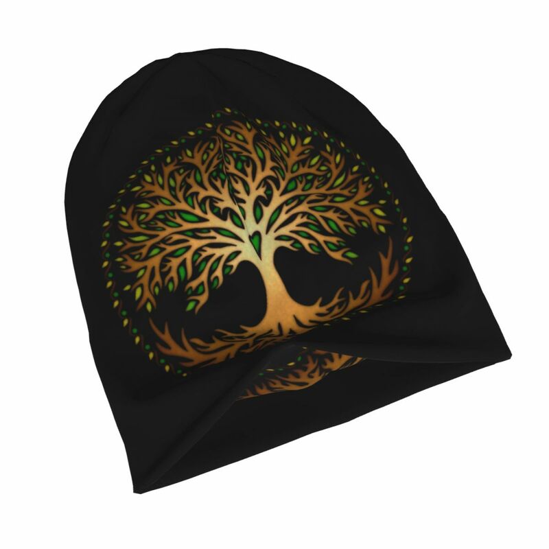 قبعة بونيه لشجرة الحياة من Yggdrasil ، قبعات تزلج غير رسمية للرجال والنساء ، قبعات منسوجة للرأس ، الصيف