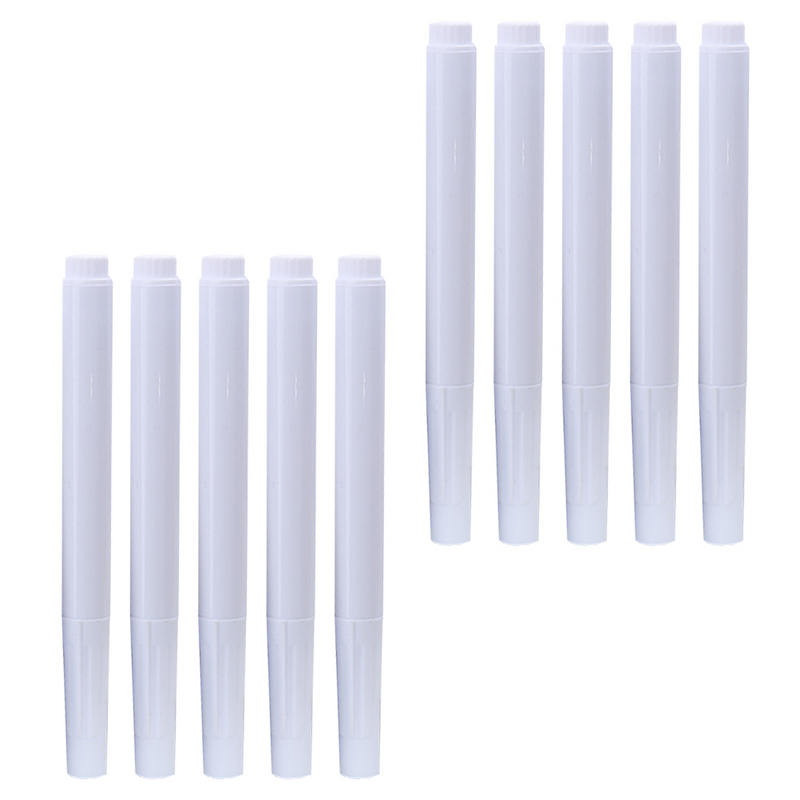 20 buah pena cair papan tulis, perlengkapan kantor putih plastik putih spidol kapur