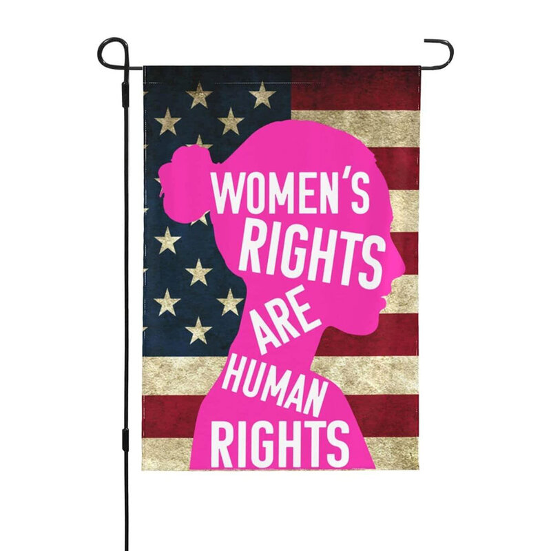 Bandeira feminina leve e durável, apoie a defesa da liberdade das mulheres com ilhós de latão