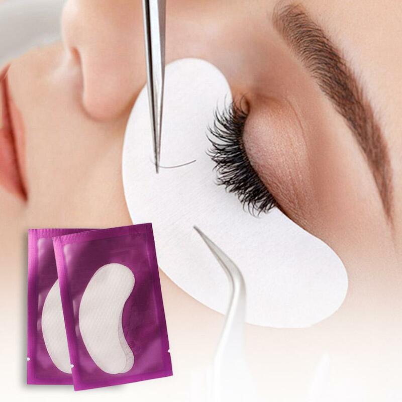 1Pair Of Eyelash Pad Gel Patches Grafted Under The Eyelashes Eye Patch For Eyelash Extension Paper Stickers Makeup Tools