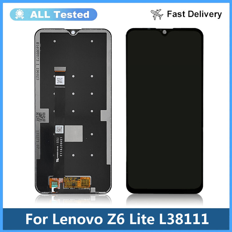 For Lenovo Z6lite  Z6 Lite L38111 LCD Display Touch Screen Digitizer Assembly Repair Parts Replacement Z6 Youth LCD Sensor Parts