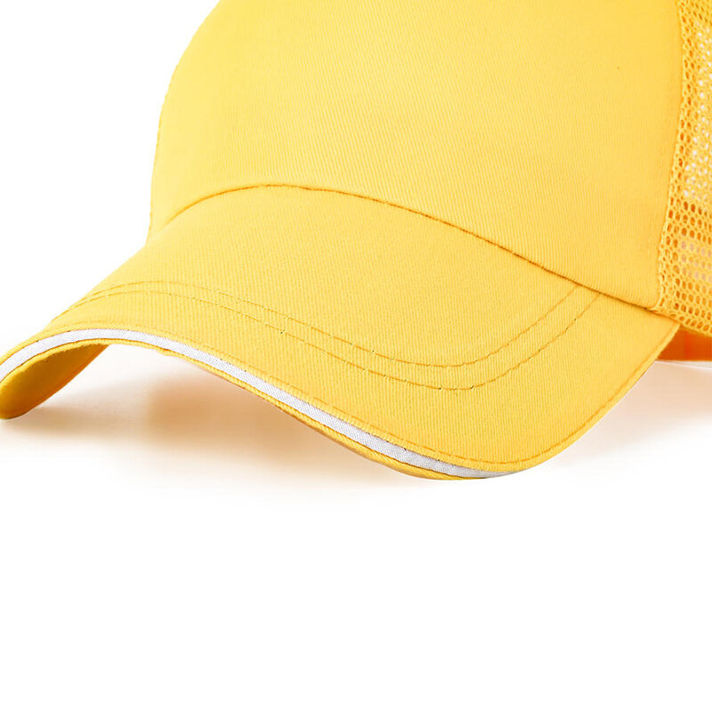 Индивидуальная шапка, однотонная шапка для взрослых, повседневная мужская и женская уличная шляпа от солнца, шляпа для группы, рекламная шляпа