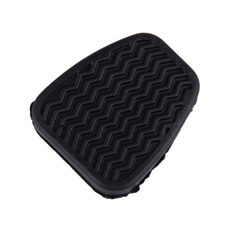 2pcs Universal Car Brake Clutch Pedal Pad Cover Replacement 4.9*5.75*3.1cm Black Rubber