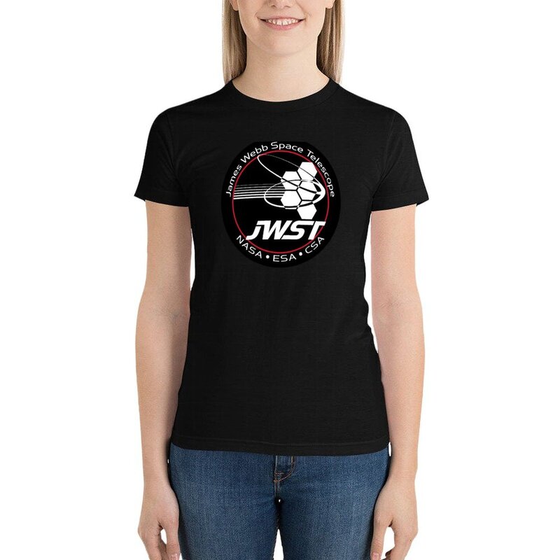 James Webb Telescope Logo T-Shirt female kawaii clothes anime clothes western t shirts for Women