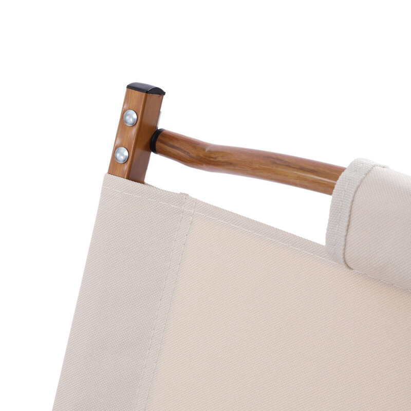 55*53*78cm luar ruangan serat kayu aluminium kain Oxford portabel lipat kursi berkemah AS