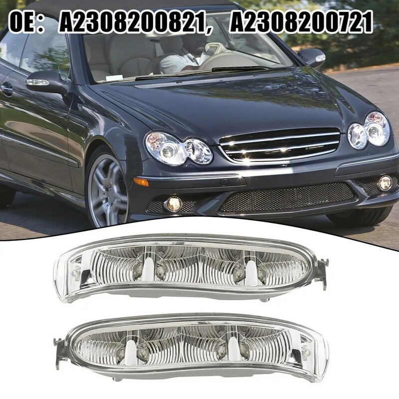 Hot Sale 2x Rearview Mirror Signal Lights A2308200721 Front Left Front Right LED Light Turn Signal A2308200821