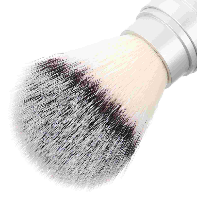 Нейлоновая Щетка для бороды для очистки лица, компактное бритье, мужская дорожная Щетка для бритья