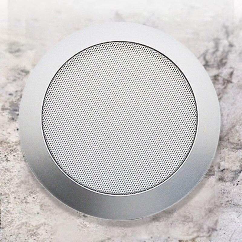 20X Ceiling Speaker Grille, 4-Inch Ceiling Embedded Audio Speaker Grille(Silver)
