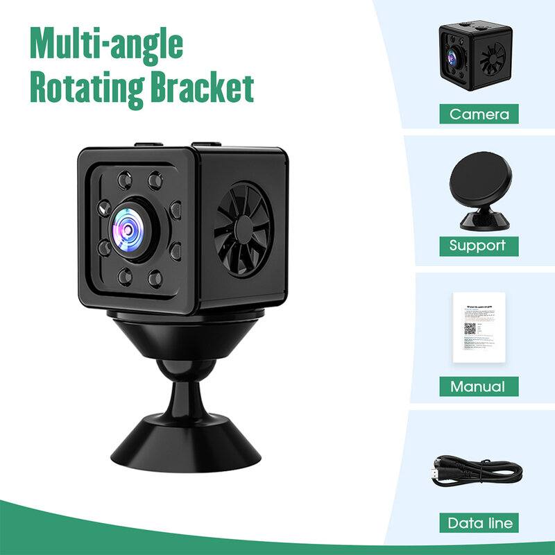 All-in-one Wireless Camera Night Vision and SD Card Recording For Baby Monitor IP Camera