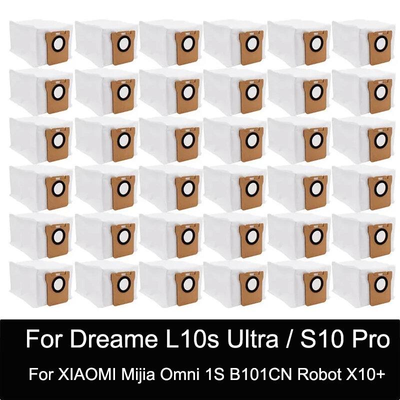 Sac à poussière pour aspirateur robot Dreame L10s Ultra / S10 Pro, accessoires pour XIAOMI ata jia Omni 1S BGSM CN X10 +